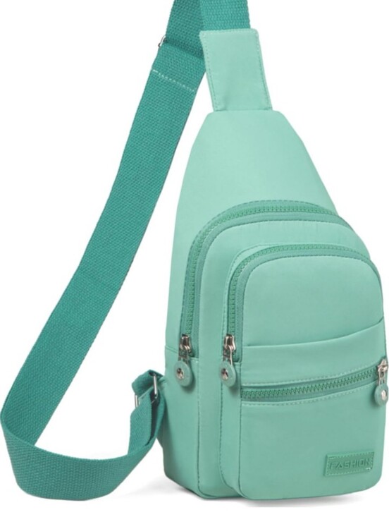 Handbags - Unisex Crossbody Sling Bag Travel Backpack Lightweight Shoulder Green Blue Teal